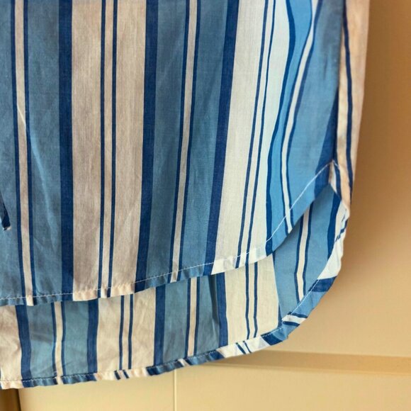 Vineyard Vines NWT Ocean Stripe Popover Top Size Small Sleeveless - Picture 6 of 8